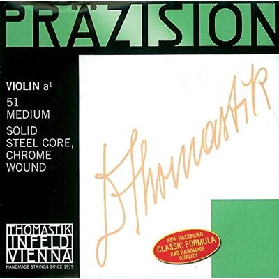 Thomastik-Infeld Thomastik Cuerdas para violín Precisión alma sólida en acero juego 3/4 mediana Thomastik-Infeld Thomastik Cuerdas para violín Precisión alma sólida en acero juego 3/4 mediana