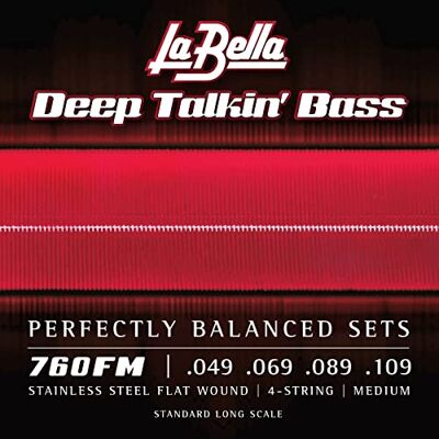 La Bella Deep Talkin' Bass Juego de cuerdas para bajo (acero inoxidable) La Bella Deep Talkin' Bass Juego de cuerdas para bajo (acero inoxidable)