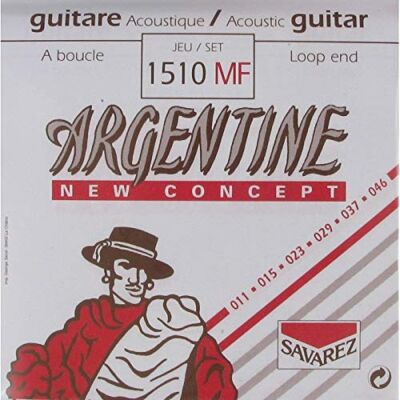 Savarez CUERDAS GUITARRA ACUSTICA (Argentine 1510 MF) New Concept Lite Lazo Light Tension Savarez CUERDAS GUITARRA ACUSTICA (Argentine 1510 MF) New Concept Lite Lazo Light Tension
