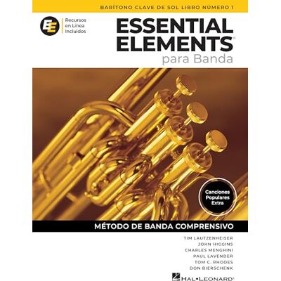 Hal Leonard Essential Elements para Banda-Barítono de Sol Lib1: En EspañOl Recursos En Linea Incluidos Hal Leonard Essential Elements para Banda-Barítono de Sol Lib1: En EspañOl Recursos En Linea Incluidos