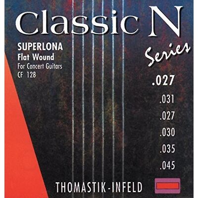 Thomastik-Infeld Thomastik Cuerdas para Guitarra Clásica Classic N Series juego Superlona Light CR127 entorchado redondo Thomastik-Infeld Thomastik Cuerdas para Guitarra Clásica Classic N Series juego Superlona Light CR127 entorchado redondo
