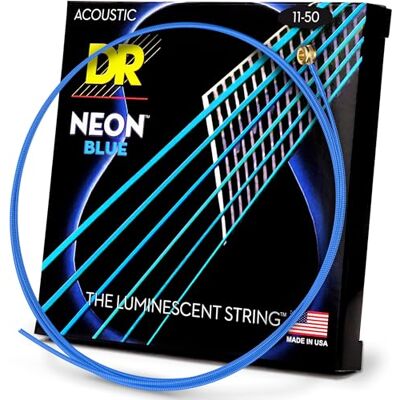 DR Strings DR String Neon Blue Juego Cuerdas Acústica DR Strings DR String Neon Blue Juego Cuerdas Acústica