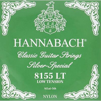 Hannabach Cuerdas para Guitarra Clásica Serie 815, Tensión Baja, A5w, La5, Plateado Especial Hannabach Cuerdas para Guitarra Clásica Serie 815, Tensión Baja, A5w, La5, Plateado Especial