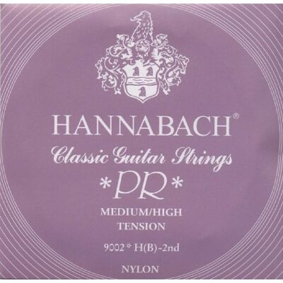 Hannabach Cuerdas de guitarra clásica Serie 900 medium-high tension Silver 200 Si2 9002MHT Hannabach Cuerdas de guitarra clásica Serie 900 medium-high tension Silver 200 Si2 9002MHT