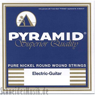 Pyramid "Superior-Quality" Pure Nickel Round Wound, Standard Jazz Pyramid "Superior-Quality" Pure Nickel Round Wound, Standard Jazz