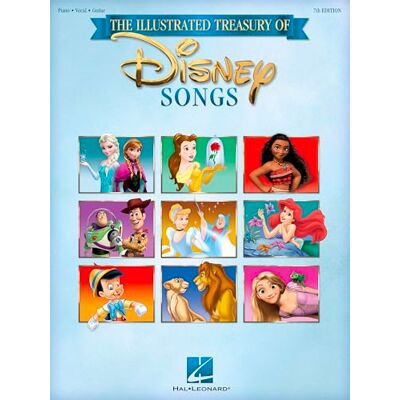 Hal Leonard The Illustrated Treasury of Disney Songs: Piano-vocal-guitar Hal Leonard The Illustrated Treasury of Disney Songs: Piano-vocal-guitar