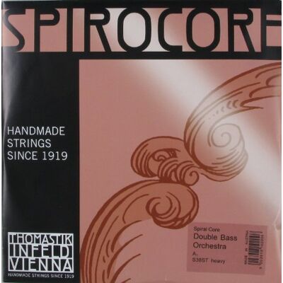 Thomastik-Infeld Spirocore, doble cadena de graves, solo una cadena, Stark (Heavy) tensión, 4/4 tamaño, núcleo de acero, cromo herida Thomastik-Infeld Spirocore, doble cadena de graves, solo una cadena, Stark (Heavy) tensión, 4/4 tamaño, núcleo de acero, cromo herida