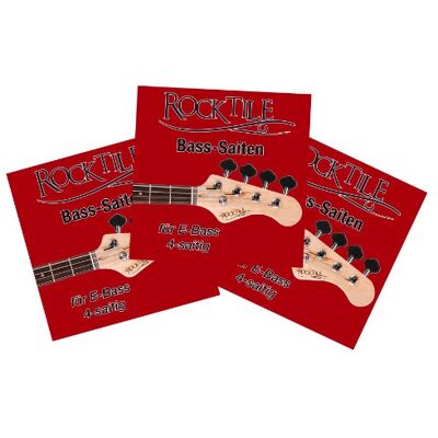 ROCKTILE Juego De 3 Cuerdas Para Bajo Eléctrico ROCKTILE Juego De 3 Cuerdas Para Bajo Eléctrico
