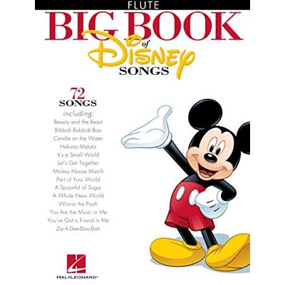 Divers, Auteurs The big book of disney songs (flute) flute traversiere Divers, Auteurs The big book of disney songs (flute) flute traversiere