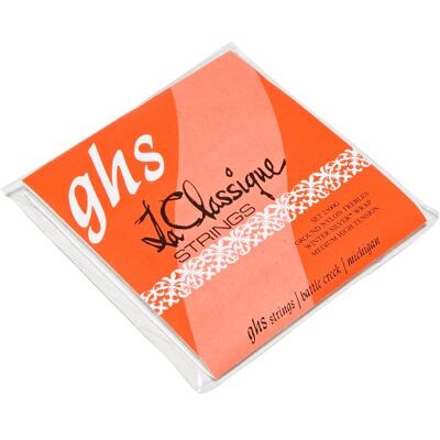 GHS Strings GHS 2370G La Classique lisa Herida Planta Alta Tensión clásica de cuerdas de la guitarra Conjunto GHS Strings GHS 2370G La Classique lisa Herida Planta Alta Tensión clásica de cuerdas de la guitarra Conjunto