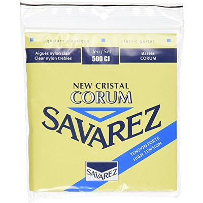 Savarez CUERDAS GUITARRA CLASICA (500/CJ) Corum New Crystal Azul (Juego Completo) Savarez CUERDAS GUITARRA CLASICA (500/CJ) Corum New Crystal Azul (Juego Completo)