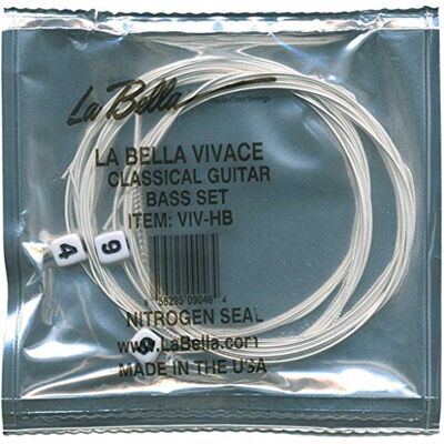 La Bella viv-cs-850 – HB Vivace fluorocarbono Classic, Bass Set – Juego de 3 Bass, Hard Tension La Bella viv-cs-850 – HB Vivace fluorocarbono Classic, Bass Set – Juego de 3 Bass, Hard Tension