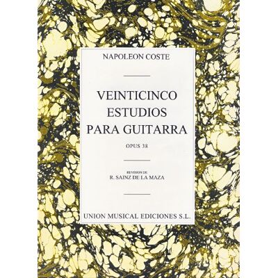 Music Sales 25 Estudios Para Guitarra Guitar Book Music Sales 25 Estudios Para Guitarra Guitar Book