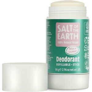 Salt Of the Earth , Melon & Cucumber Aluminium Free, Vegan, Long Lasting Protection, Refillable, Leaping Bunny Approved, Made in The UK 84g, (Pack of 1) Salt Of the Earth , Melon & Cucumber Aluminium Free, Vegan, Long Lasting Protection, Refillable, Leaping Bunny Approved, Made in The UK 84g, (Pack of 1)