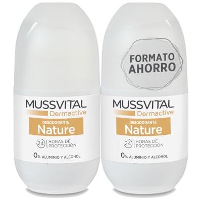 MUSSVITAL Desodorante Dermactive Nature Pack 2 Uds x 75ml. Roll-on MUSSVITAL Desodorante Dermactive Nature Pack 2 Uds x 75ml. Roll-on