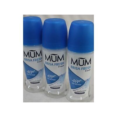 Mum Desodorante roll-on de tres botellas (Brisa Fresh (anteriormente Cool Blue)) por Mum Desodorante roll-on de tres botellas (Brisa Fresh (anteriormente Cool Blue)) por