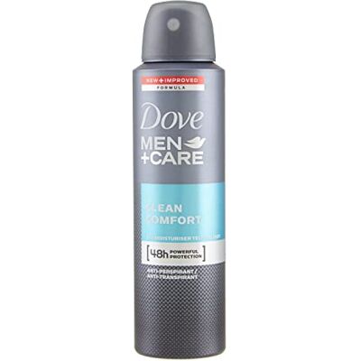 Dove Desodorante Men Care Clean Comfort Spray 150 ml Dove Desodorante Men Care Clean Comfort Spray 150 ml