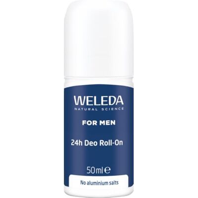 WELEDA Desodorante Roll On Men, Neutraliza y Previene los Olores Corporales Desagradables, 24 Horas de Protección, para Hombre, 100% Natural, Sin Sales de Aluminio, Aroma Masculino, Vegano 50 ml WELEDA Desodorante Roll On Men, Neutraliza y Previene los Olores Corporales Desagradables, 24 Horas de Protección, para Hombre, 100% Natural, Sin Sales de Aluminio, Aroma Masculino, Vegano 50 ml