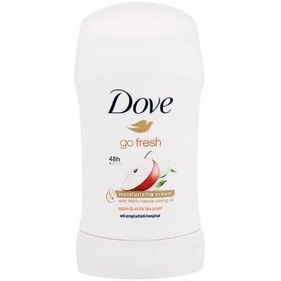 Dove Go Fresh Desodorante en barra (6 unidades, manzana y té blanco, 40 ml) Dove Go Fresh Desodorante en barra (6 unidades, manzana y té blanco, 40 ml)