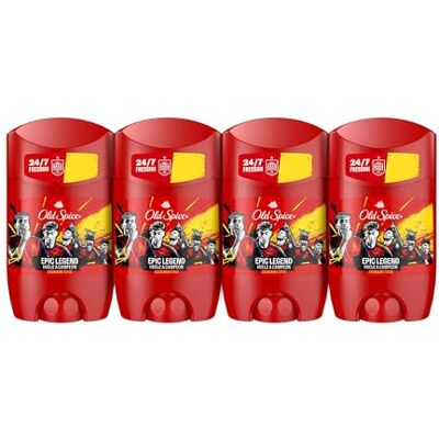 Old Spice Desodorante En Barra Para Hombres 4x50ml.Selección Española. Fresco 24 Horas, Todos Los Días Con Uso Diario, Perfume Duradero, Protección Contra El Mal Olor, 0% Sales De Aluminio Old Spice Desodorante En Barra Para Hombres 4x50ml.Selección Española. Fresco 24 Horas, Todos Los Días Con Uso Diario, Perfume Duradero, Protección Contra El Mal Olor, 0% Sales De Aluminio