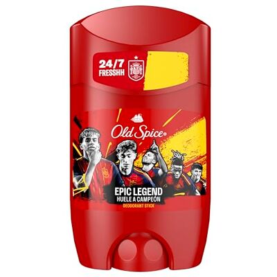 Old Spice Desodorante En Barra Para Hombres 50 ml. Selección Española. Fresco 24 Horas, Todos Los Días Con Uso Diario, Perfume Duradero, Fragancia Excepcional, Protección Contra El Mal Olor Old Spice Desodorante En Barra Para Hombres 50 ml. Selección Española. Fresco 24 Horas, Todos Los Días Con Uso Diario, Perfume Duradero, Fragancia Excepcional, Protección Contra El Mal Olor