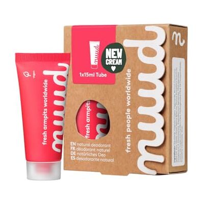 Nuud Starter Pack deo crema 15ml desodorante en crema 100% natural, eficaz durante 3 días, sin perfume, sin aluminio, para mujeres y hombres, suficiente para 2 meses, dermatológicamente testado Nuud Starter Pack deo crema 15ml desodorante en crema 100% natural, eficaz durante 3 días, sin perfume, sin aluminio, para mujeres y hombres, suficiente para 2 meses, dermatológicamente testado