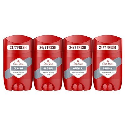Old Spice Original Desodorante En Barra Para Hombres 4x50 ml, Fresco 24 Horas, Todos Los Días Con Uso Diario, Perfume Duradero, Fragancia Excepcional, Protección Contra El Mal Olor Old Spice Original Desodorante En Barra Para Hombres 4x50 ml, Fresco 24 Horas, Todos Los Días Con Uso Diario, Perfume Duradero, Fragancia Excepcional, Protección Contra El Mal Olor