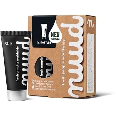 Nuud Starter Pack – Nueva fórmula – Desodorante natural vegano crema contra el olor a sudor – Cosmética natural sin aluminio,alcohol,productos químicos y pruebas en animales – suficiente para 6 Nuud Starter Pack – Nueva fórmula – Desodorante natural vegano crema contra el olor a sudor – Cosmética natural sin aluminio,alcohol,productos químicos y pruebas en animales – suficiente para 6