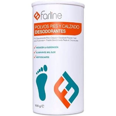Farline Polvos desodorantes pies y calzado 100 g Farline Polvos desodorantes pies y calzado 100 g