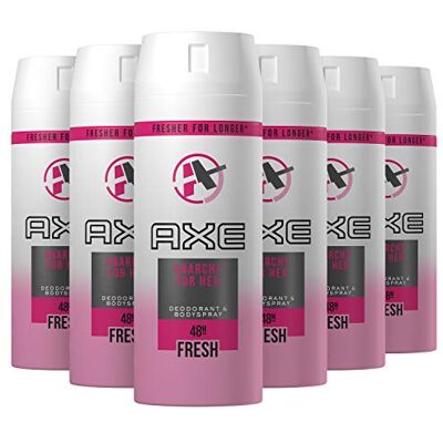 Axe Anarchy Her Desodorante Pack 6Un Vaporizador 100 ml Axe Anarchy Her Desodorante Pack 6Un Vaporizador 100 ml