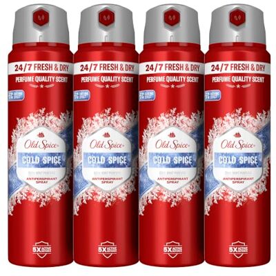Old Spice C Antitranspirante Hombre, Spray, 4x150ml. Old Spice C Antitranspirante Hombre, Spray, 4x150ml.