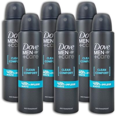 Dove Men+Care Desodorante en spray antitranspirante (6 unidades, 150 ml, 6 unidades) Dove Men+Care Desodorante en spray antitranspirante (6 unidades, 150 ml, 6 unidades)