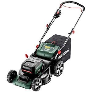 Metabo cortacésped a batería RM 36-18 LTX BL 46 – – 18 V – con función de Mulching – para Jardines de hasta 800 m² – Incluye 2 baterías y Cargadores Metabo cortacésped a batería RM 36-18 LTX BL 46 – – 18 V – con función de Mulching – para Jardines de hasta 800 m² – Incluye 2 baterías y Cargadores