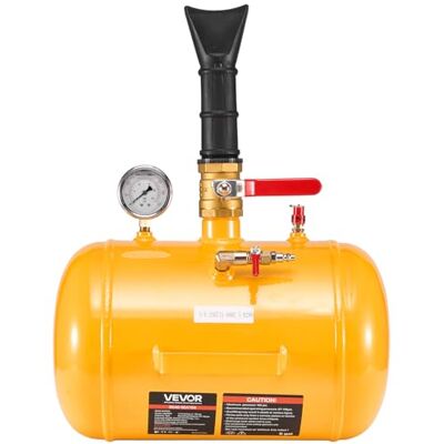 VEVOR Destalonador de Neumáticos de 18,9 L, Presión de Trabajo de 0,6-0,8 MPa, Bomba de Aire para Camionetas, Todoterrenos, Jeeps, Furgonetas y Tractores Cortacésped, Amarillo, 400 x 535 x 295 mm VEVOR Destalonador de Neumáticos de 18,9 L, Presión de Trabajo de 0,6-0,8 MPa, Bomba de Aire para Camionetas, Todoterrenos, Jeeps, Furgonetas y Tractores Cortacésped, Amarillo, 400 x 535 x 295 mm