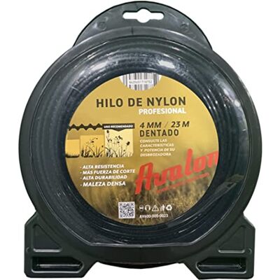 Avalon - línea de nylon retorcido para desbrozadoras y cortacéspedes - 4,5mm x 18m Avalon - línea de nylon retorcido para desbrozadoras y cortacéspedes - 4,5mm x 18m