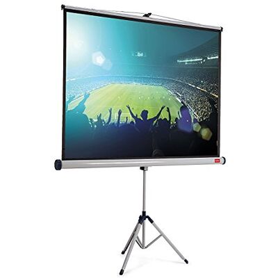 Nobo Pantalla de Proyector con Atril, Superficie de Proyección Color Blanco Mate con Soporte, Portátil y Ligera, 1500 x 1138mm, 1902395 Nobo Pantalla de Proyector con Atril, Superficie de Proyección Color Blanco Mate con Soporte, Portátil y Ligera, 1500 x 1138mm, 1902395