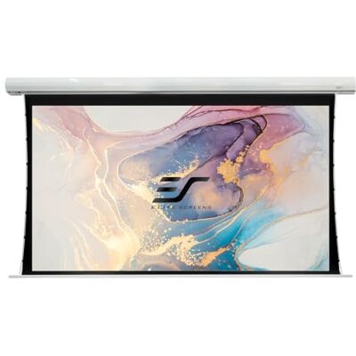 Elite Screens Pantalla motorizada Saker Tab Tension Blanco 244 x 137 cm, 16:9 Formato 110 Pulgadas, 5D CineGrey paño, SKT110XHD5-E12 Elite Screens Pantalla motorizada Saker Tab Tension Blanco 244 x 137 cm, 16:9 Formato 110 Pulgadas, 5D CineGrey paño, SKT110XHD5-E12