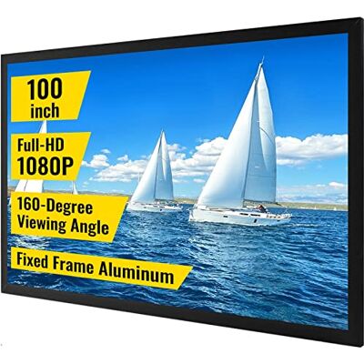 VEVOR Pantalla de Proyector Diagonal 110 Pulgadas, Pantalla de Proyector para Películas 4K, HDTV, PPT, DLP, CRT de 16: 9, Pantalla de Cine 3D al Aire Libre, Pantalla Lavable para Imágenes y Juegos VEVOR Pantalla de Proyector Diagonal 110 Pulgadas, Pantalla de Proyector para Películas 4K, HDTV, PPT, DLP, CRT de 16: 9, Pantalla de Cine 3D al Aire Libre, Pantalla Lavable para Imágenes y Juegos