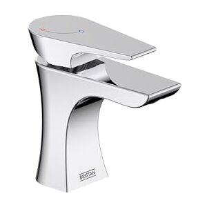 Bristan Reloj de arena Eco Start Grifo mezclador para lavabo, cromado Bristan Reloj de arena Eco Start Grifo mezclador para lavabo, cromado