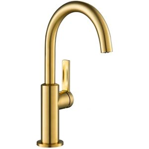 Kraus Oletto Grifo de barra de cocina de una sola manija, 12 pulgadas, latón cepillado Kraus Oletto Grifo de barra de cocina de una sola manija, 12 pulgadas, latón cepillado