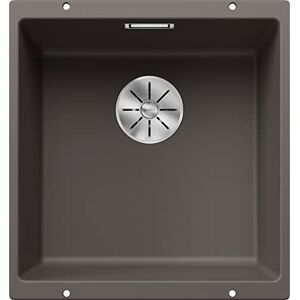 Blanco SUBLINE 400-U Fregadero de granito de color gris silcán, tipo de montaje: bajo encimera, para armarios inferiores de 50 cm de ancho, forma de lavabo 2 en 1: dos cuencas, un recorte y solo Blanco SUBLINE 400-U Fregadero de granito de color gris silcán, tipo de montaje: bajo encimera, para armarios inferiores de 50 cm de ancho, forma de lavabo 2 en 1: dos cuencas, un recorte y solo