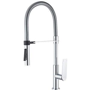 GRIFEMA Cocina Extraible, Plata, 3/8 de pulgada GRIFEMA Cocina Extraible, Plata, 3/8 de pulgada