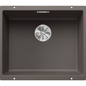 Blanco SUBLINE 500-U Fregadero de granito de color gris silcán, tipo de montaje: bajo encimera, para armarios inferiores de 60 cm de ancho, forma de lavabo 2 en 1: dos cuencas, un recorte y solo Blanco SUBLINE 500-U Fregadero de granito de color gris silcán, tipo de montaje: bajo encimera, para armarios inferiores de 60 cm de ancho, forma de lavabo 2 en 1: dos cuencas, un recorte y solo