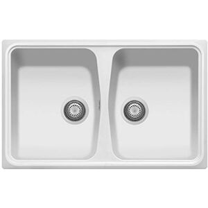 Fregadero de cocina de cuarzo compuesto Plados SP0792 - Dos cubos - Reversible Fregadero de cocina de cuarzo compuesto Plados SP0792 - Dos cubos - Reversible