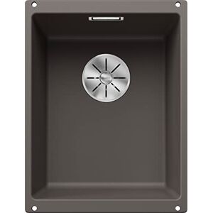 Blanco SUBLINE 320-U Fregadero de granito de color gris silcán, tipo de montaje: bajo encimera, para armarios inferiores de 40 cm de ancho, forma de lavabo 2 en 1: dos cuencas, un recorte y solo Blanco SUBLINE 320-U Fregadero de granito de color gris silcán, tipo de montaje: bajo encimera, para armarios inferiores de 40 cm de ancho, forma de lavabo 2 en 1: dos cuencas, un recorte y solo