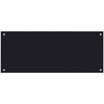 vidaXL Protección Salpicaduras Cocina Vidrio Templado Negro 100x40 cm vidaXL Protección Salpicaduras Cocina Vidrio Templado Negro 100x40 cm