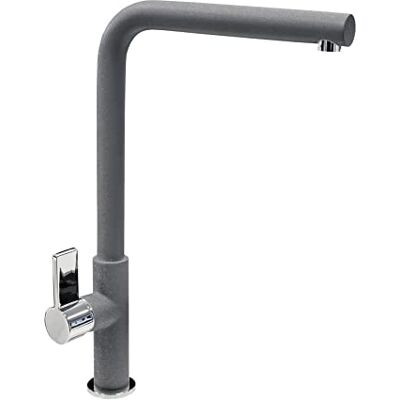 Plados Mezclador cocina VENMIXL monomando caña 90° Titanio Plados Mezclador cocina VENMIXL monomando caña 90° Titanio