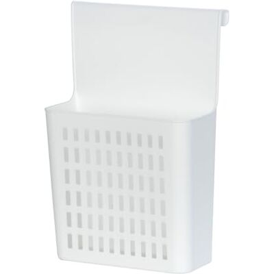 Wenko Cesto de almacenaje para puertas Estante de cocina para colgar, Polipropileno, 24 x 35.5 x 12 cm, Blanco Wenko Cesto de almacenaje para puertas Estante de cocina para colgar, Polipropileno, 24 x 35.5 x 12 cm, Blanco