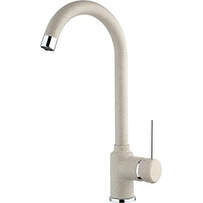 Paini France - Mezclador de Fregadero Granito Avena - Grifo de Cocina Moderno Paini France - Mezclador de Fregadero Granito Avena - Grifo de Cocina Moderno