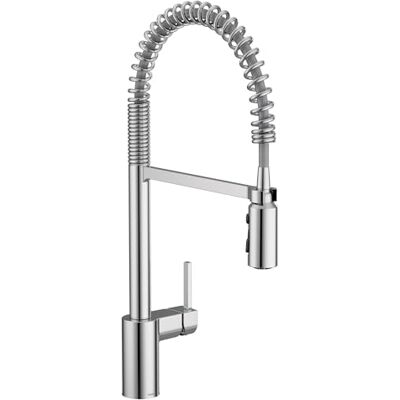 Moen Align Grifo de cocina desplegable con resorte de preenjuague con potenciador de potencia, cromado, 1 unidad Moen Align Grifo de cocina desplegable con resorte de preenjuague con potenciador de potencia, cromado, 1 unidad